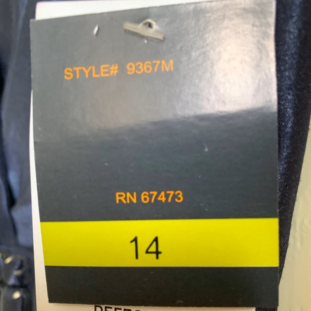 NWT Just Taylor Women's Navy Blue Jewel Surplice Cocktail Dress Sz 14 - Picture 7 of 9